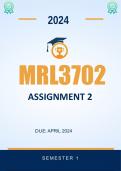 MRL3702 Assignment 2 2024