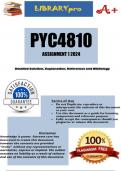 PYC4810 Assignment 1 (COMPLETE ANSWERS) 2024 (618791) - DUE 15 May 2024