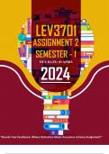 LEV3701 ASSIGNMENT 2 QUIZ SEMESTER 1 - 2024