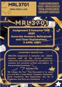 MRL3701 Assignment 02 SEMESTER ONE 2024 (9 APRIL2024) || Accurate Answers, References & Clear Explanations || 