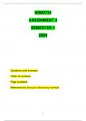HRM3704 ASSIGNMENT 3 SEMESTER 1 2024