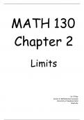 Summary -  Introduction to Calculus (Math130)