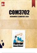 COM3702 Assignment 3 Semester 1 2024 (ANSWERS)