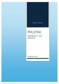 PVL3704 Assignment 2, Semester 1, 2024 , 100% Pass Due 09/04/2024