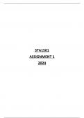 STA1501 Assignment 1 Semester 1 2024