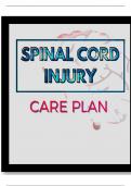 Nursing care plan on spinal cord injury 