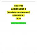 hrm3705 assignment 3 semester 1 2024 