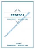 EED2601 ASSIGNMENT 1 ANSWERS 2024 