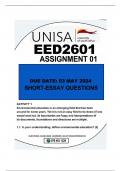 EED2601 ASSIGNMENT 01 DUE 03 MAY 2024