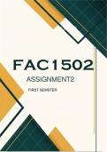FAC1502 Assignment 2 First Semester 2024