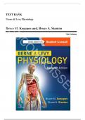 Test Bank for Berne and Levy Physiology, 7th Edition (Koeppen, 2018), Chapter 1-44 | All Chapters