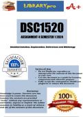 DSC1520 Assignment 4 (COMPLETE ANSWERS) Semester 1 2024 (199477) - DUE 19 April 2024
