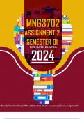 MNG3702 ASSIGNMENT 2 SEMESTER 1 - 2024 (380800)