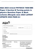AQA 2024 A-leveL  Question  2023 LATEST UPDATE 2024 PASS A+