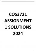 COS3721 Assignment 1 Solutions 2024