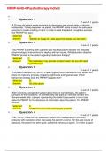 NRNP 6640 Midterm Exam Question and Answers NRNP-6640-4,Psychotherapy Individ. Week 6 | Already GRADED A