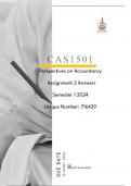 CAS1501 Assignment 03 Answers Semester 1 2024