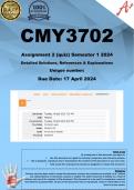 CMY3702 Assignment 2 (COMPLETE ANSWERS) Semester 1 2024 - DUE 17 April 2024
