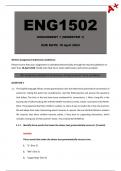 ENG1502 Assignment 1 [Detailed Answers] Semester 1 - Due 18 April 2024