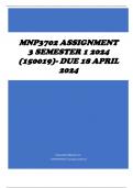 MNP3702 Assignment 3 Semester 1 2024 (150019)- DUE 18 April 2024