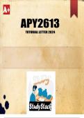 APY2613 Tutorial Letter 2024