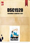 DSC1520 Assignment 4 Semester 1 2024 (ANSWERS)