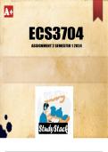 ECS3704 Assignment 2 Semester 1 2024 (ANSWERS)