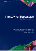 The Law of Succession in South Africa 4e (4th Edition)