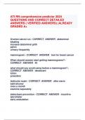 ATI RN comprehensive predictor 2024  QUESTIONS AND CORRECT DETAILED  ANSWERS ( VERIFIED ANSWERS) |ALREADY  GRADED A+