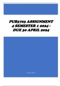 PUB3703 Assignment 4 Semester 1 2024 - DUE 30 April 2024