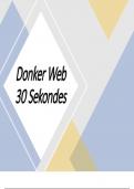 Donker Web 30 Seconds Game