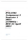 PVL3703 Assignment 3 Semester 1 2024 (576663) - DUE 23 April 2024