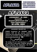 AFL2602 Assignment 2 Semester 1 2024 ANSWERS