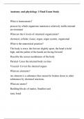 Anatomy And Physiology Nightingale College -Anatomy and physiology 1 Final Exam Study