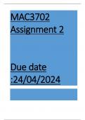MAC3702 ASSIGNMENT 2 S1 2024 ANSWERS