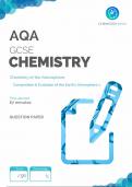 AQA Chemistry Composition _ Evolution of the Earth’s Atmosphere 1 Exam Questions and Complete Solutions
