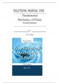SOLUTIONS MANUAL FOR Fundamental Mechanics of Fluids Fourth Edition  by: I.G. Currie ,All Chapters