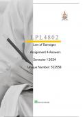 LPL4802 Assignment 04 Answers Semester 1 2024