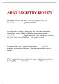 ARRT REGISTRY REVIEW 2014