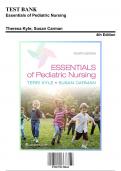 Test Bank for Essentials of Pediatric Nursing, 4th Edition by Carman, 9781975139841, Covering Chapters 1-29 | Includes Rationales