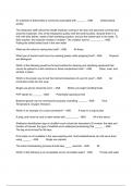 Food Manager Exam (all 100% correct answers) Questions And Answers