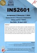 INS2601 Assignment 3 (COMPLETE ANSWERS) Semester 1 2024 - DUE 29 April 2024