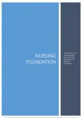 QUESTION AND ANSWERS FOUNDATION OF NURSING