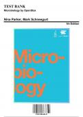 Test Bank: Microbiology by OpenStax  1st Edition by Nina Parker - Ch. 1-26, 9781938168147, with Rationales