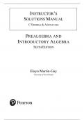 Solution Manual For Prealgebra & Introductory Algebra, 6th Edition by Elayn Martin-Gay 2025