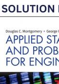 Revised Guidebook: Applied Statistics & Probability for Engineers 7th Edition by Montgomery & Runger