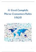 Complete Economics AQA A-level Micro-economics Notes