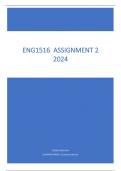 ENG1516 ASSIGNMENT 2 ANSWERS 2024