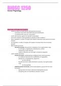 BIOSC 1250 Endocrine System
