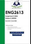 ENG2613 Assignment 2 (QUALITY ANSWERS) 2024